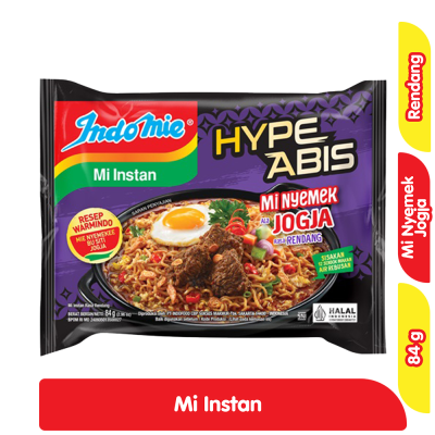 Indomie Hype Abis Mi Instan Nyemek Jogja Rendang 84 g