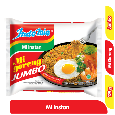 Indomie Mi Instan Goreng Jumbo 129 g