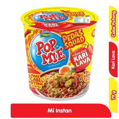 Pop Mie Mi Instan Cup Kari Lava 79 g