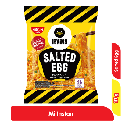 Nissin Irvins Mi Instan Rasa Telur Asin 117 g