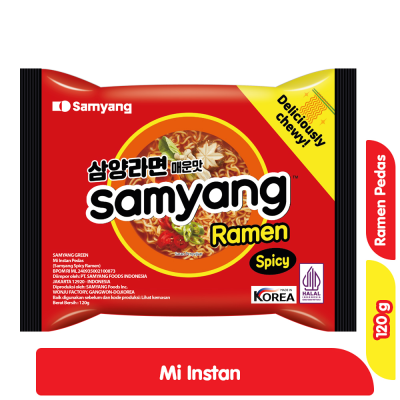 Samyang Mi Instan Ramen Pedas 120 g