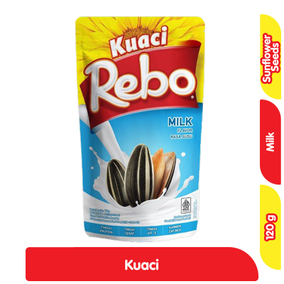 Rebo Kuaci Biji Bunga Matahari Milk 120 g