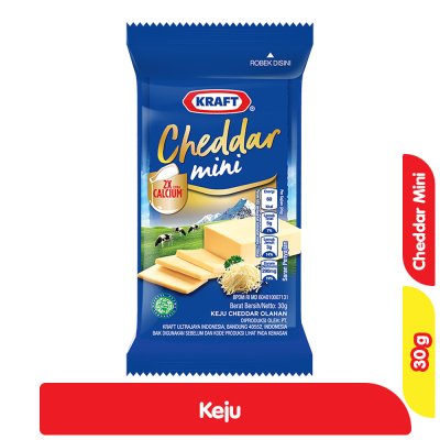 Kraft Keju Cheddar Mini 30 g