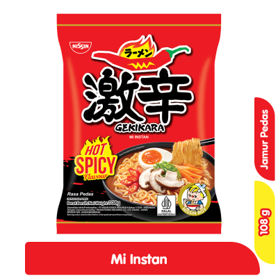 Gekikara Ramen Mi Instan Hot Mushroom 109 g
