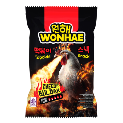 Wonhae Topokki Snack Cheese Buldak 80 g