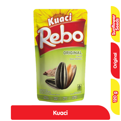 Rebo Kuaci Biji Bunga Matahari Original 120 g