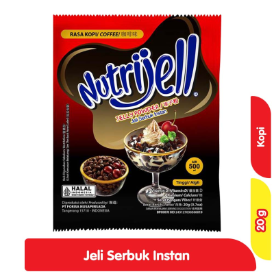 Nutrijell Jeli Serbuk Instan Kopi 20 g