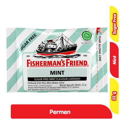 Fisherman's Friend Permen Sugar Free Mint 22 g