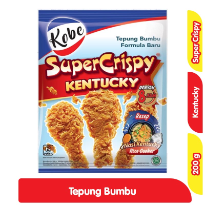 Kobe Super Crispy Tepung Bumbu Kentucky 200 g