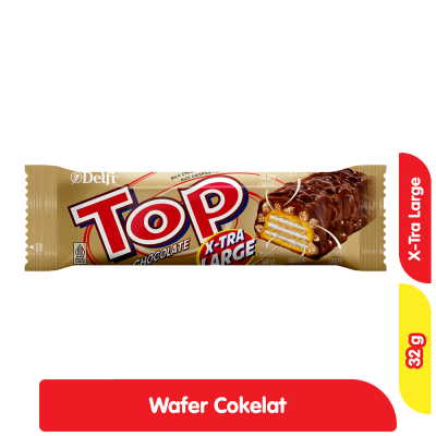TOP X-tra Large Wafer Rice Crispy Cokelat 32 g