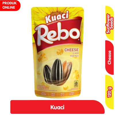 Rebo Kuaci Biji Bunga Matahari Keju 120 g