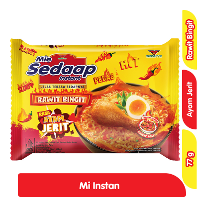 Sedaap Mi Instan Ayam Jerit Rawit 77 g