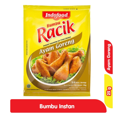 Indofood Racik Bumbu Instan Ayam Goreng 25 g