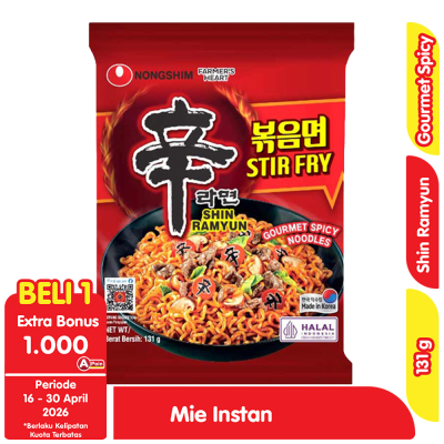 Nongshim Shin Ramyun Gourmet Mi Goreng Pedas 131 g