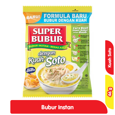 Super Bubur Instan Kuah Soto 46 g