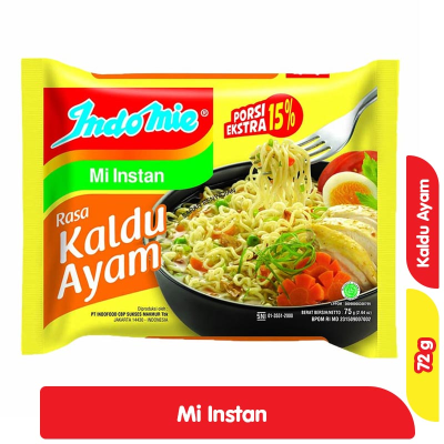 Indomie Mi Instan Kaldu Ayam 72 g