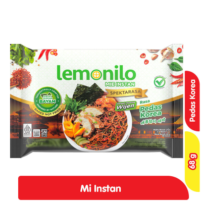 Lemonilo Mi Instan Goreng Pedas Korea 68 g