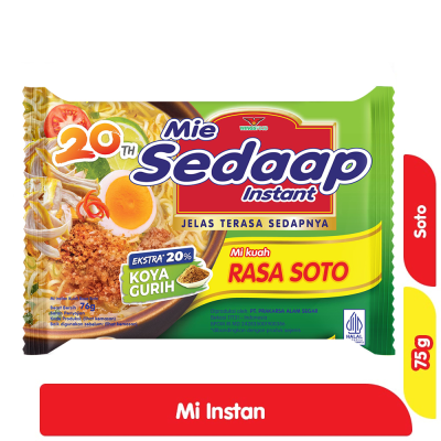 Sedaap Mi Instan Soto 75 g