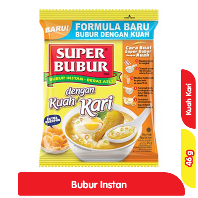 Super Bubur Instan Kuah Kari 46 g
